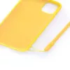 Evelatus Capa de silicone Soft Touch com alça amarela para Apple iPhone 11