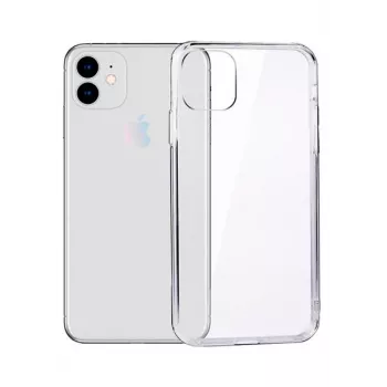 Evelatus Capa de silicone transparente para Apple iPhone 12/12 Pro 1,5 mm TPU transparente