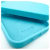 Evelatus Capa de silicone Soft Touch Premium para Apple iPhone 12/12 Pro azul-céu