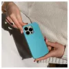 Evelatus Capa de silicone Soft Touch Premium para Apple iPhone 12/12 Pro azul-céu