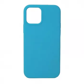 Evelatus Capa de silicone Soft Touch Premium para Apple iPhone 12/12 Pro azul-céu
