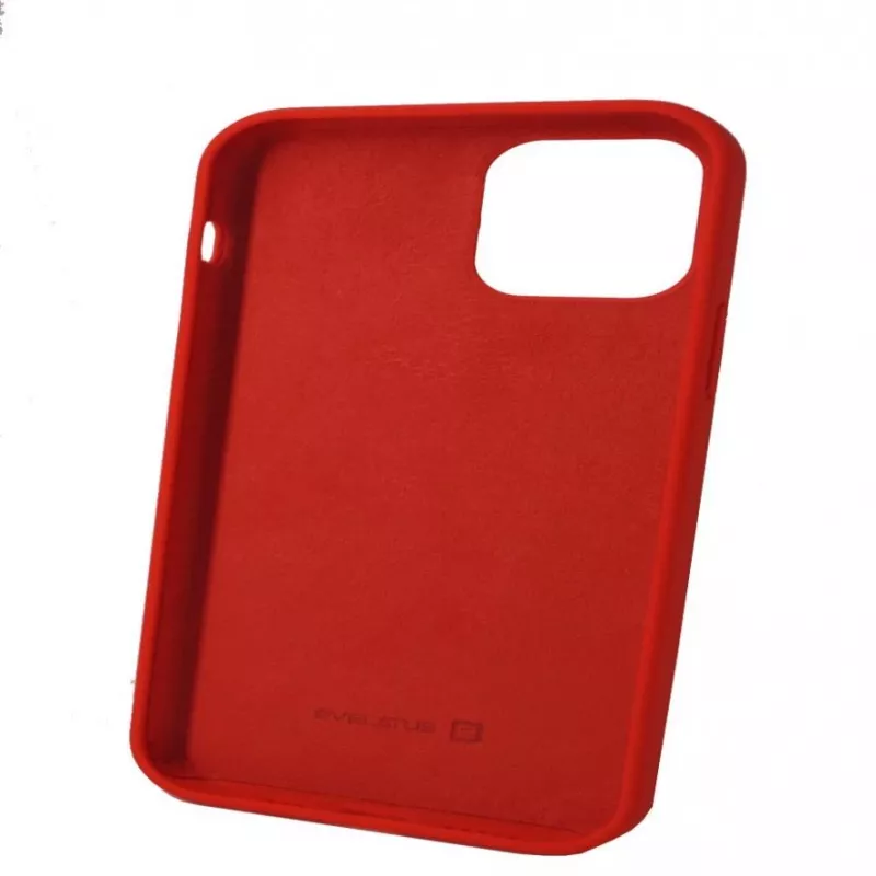 Evelatus Capa de silicone nano Soft Touch TPU para Apple iPhone 12 Mini vermelha