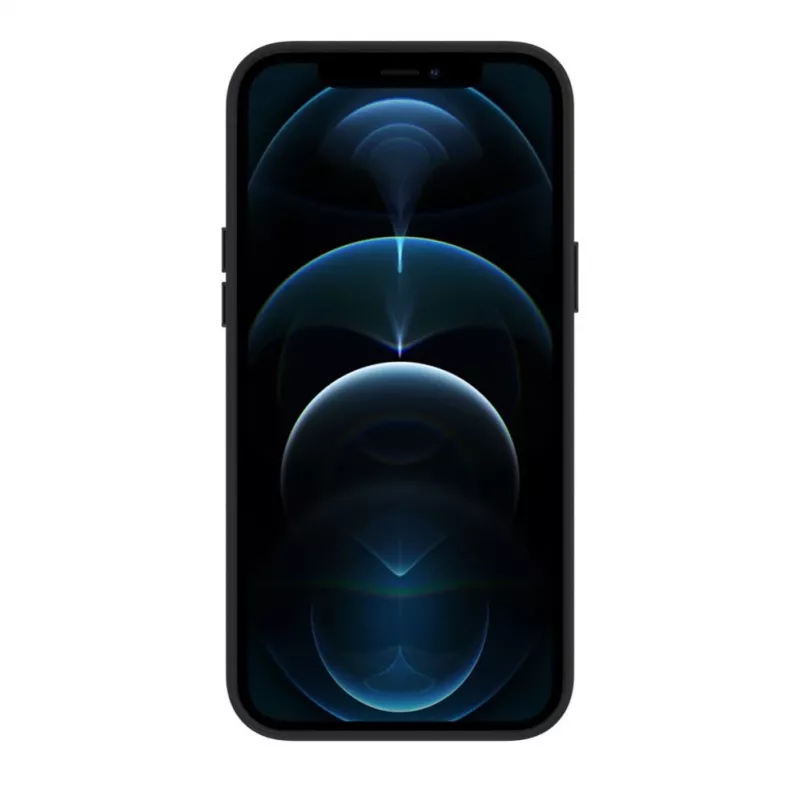 Capa de pele genuína Evelatus Apple iPhone 12 Pro Max com MagSafe Preta