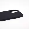 Capa de silicone Evelatus Apple iPhone 12 Pro Max Premium Soft Touch preta
