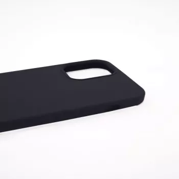 Capa de silicone Evelatus Apple iPhone 12 Pro Max Premium Soft Touch preta