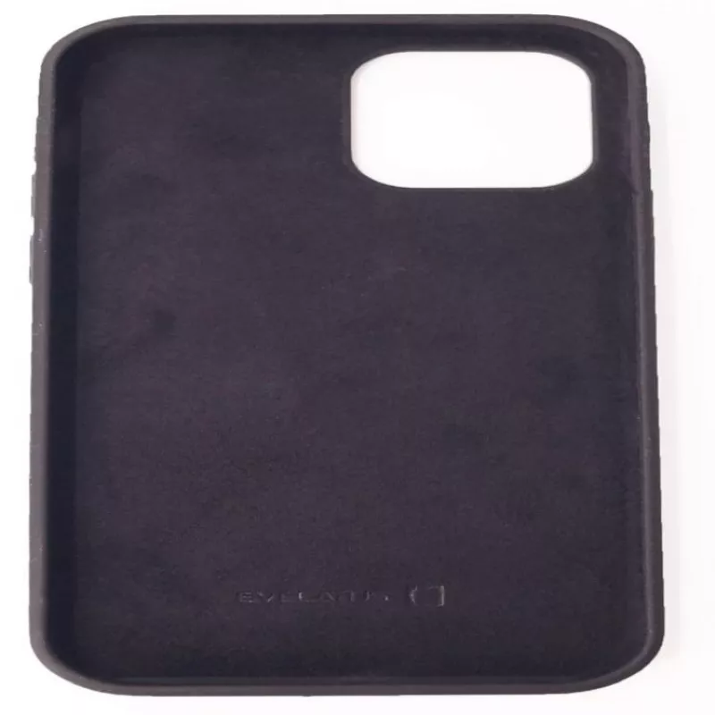 Capa de silicone Evelatus Apple iPhone 12 Pro Max Premium Soft Touch preta