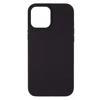 Capa de silicone Evelatus Apple iPhone 12 Pro Max Premium Soft Touch preta