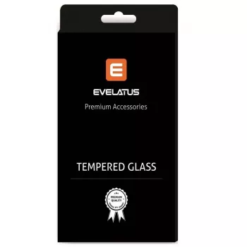 Evelatus Vidro temperado plano de 0,33 mm para ecrã de Apple iPhone 13 / 13 Pro, com cola japonesa e revestimento antiestático
