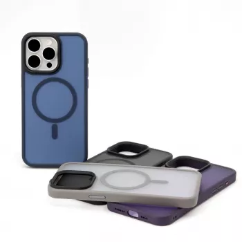 Capa híbrida Evelatus com MagSafe PC+TPU para Apple iPhone 13 Pro Max Preto