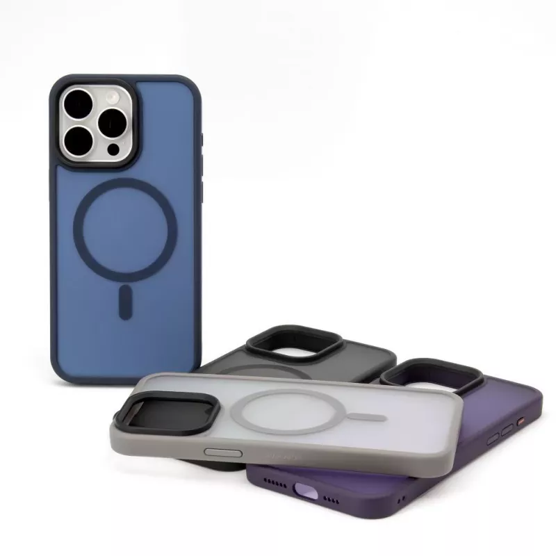 Capa híbrida Evelatus com MagSafe PC+TPU para Apple iPhone 13 Pro Max Preto