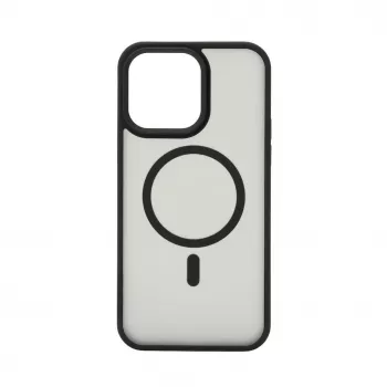 Capa híbrida Evelatus com MagSafe PC+TPU para Apple iPhone 13 Pro Max Preto