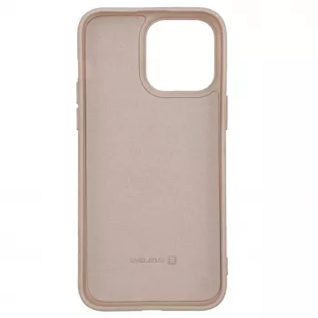 Capa de silicone nano Evelatus para Apple iPhone 14 Pro 6.1 Soft Touch TPU bege