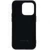 Capa de silicone nano Evelatus para Apple iPhone 14 Pro 6.1 Soft Touch TPU preta