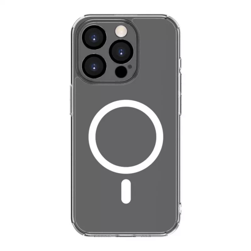 Evelatus Capa transparente com MagSafe e proteção da câmara para Apple iPhone 14 Pro, transparente