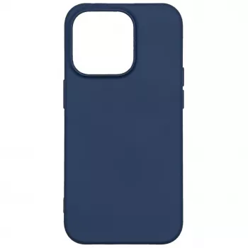 Evelatus Capa de silicone nano para Apple iPhone 14 Pro Max 6,7 polegadas Soft Touch TPU azul