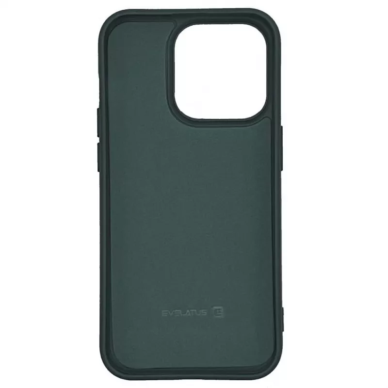 Capa de silicone nano Evelatus para Apple iPhone 14 Pro Max 6,7 polegadas Soft Touch TPU verde