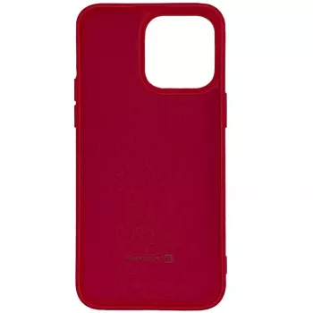 Capa de silicone Evelatus Nano para Apple iPhone 14 Pro Max 6,7 polegadas Soft Touch TPU Vermelho