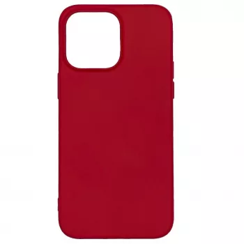 Capa de silicone Evelatus Nano para Apple iPhone 14 Pro Max 6,7 polegadas Soft Touch TPU Vermelho