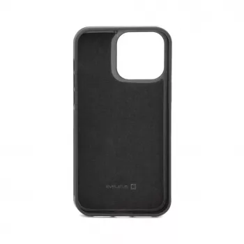 Evelatus Carteira multifuncional com pulseira em pele para Apple iPhone 14 Pro Max preta