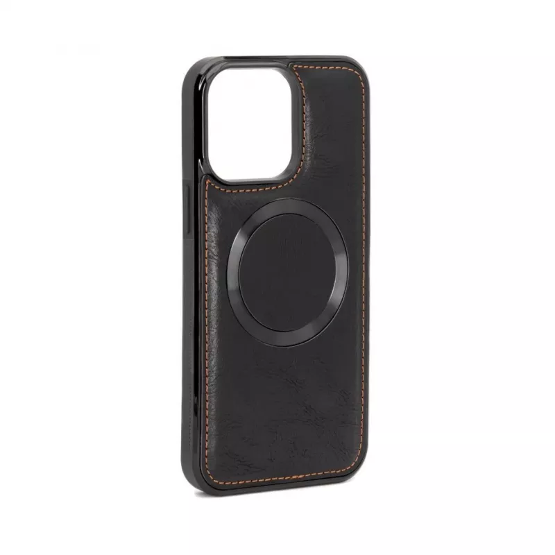 Evelatus Carteira multifuncional com pulseira em pele para Apple iPhone 14 Pro Max preta