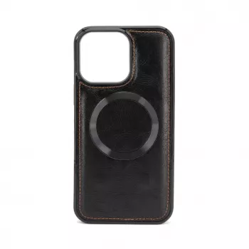 Evelatus Carteira multifuncional com pulseira em pele para Apple iPhone 14 Pro Max preta