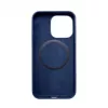 Evelatus Capa de silicone Soft Touch MagSafe Premium para Apple iPhone 14 Pro azul-meia-noite