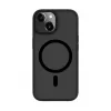 Evelatus Capa híbrida com MagSafe PC+TPU para Apple iPhone 15, preta
