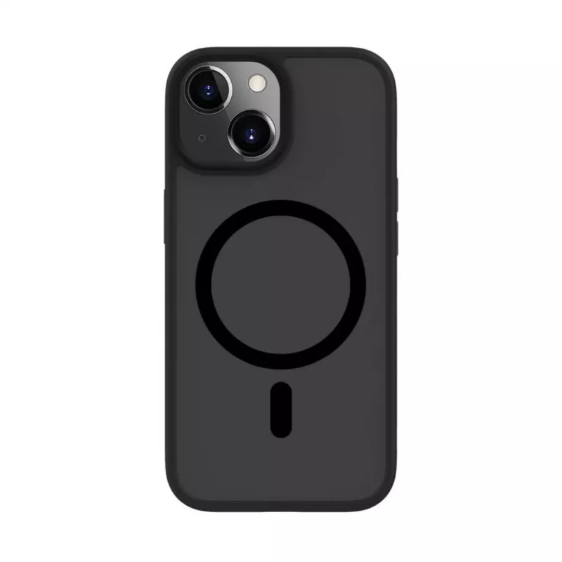 Evelatus Capa híbrida com MagSafe PC+TPU para Apple iPhone 15, preta