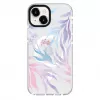 Capa Evelatus para Apple iPhone 15 PC+TPU com MagSafe - padrão floral