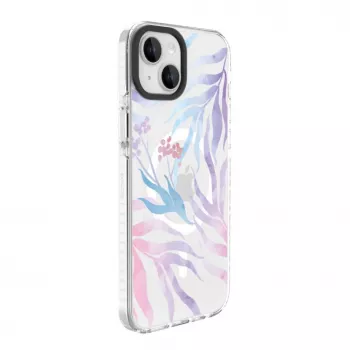 Capa Evelatus para Apple iPhone 15 PC+TPU com MagSafe - padrão floral