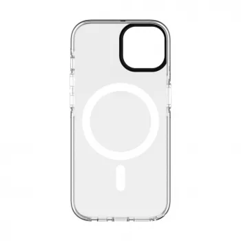 Evelatus capa PC+TPU com MagSafe para Apple iPhone 15 – mármore rosa