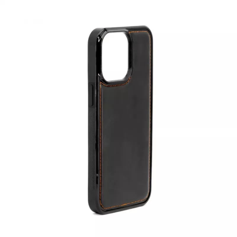 Evelatus Apple iPhone 15 Pro Capa com Bolso de Fecho Magnético Design com Zíper Preto