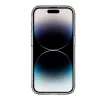 Capa de silicone militar anti-choque Evelatus para Apple iPhone 15 Pro TPU Transparente