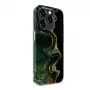 Evelatus capa PC para Apple iPhone 15 Pro Custom Print Marble Dark Green