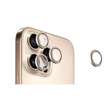 Proteção de lente de câmara Evelatus Apple iPhone 16 Pro / 16 Pro Max Armor Clear