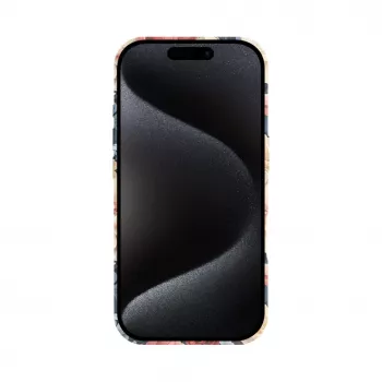 Evelatus capa fina com MagSafe para Apple iPhone 16 Custom Flower Red Print