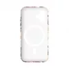 Evelatus capa fina com MagSafe para Apple iPhone 16 Custom Flower Red Print