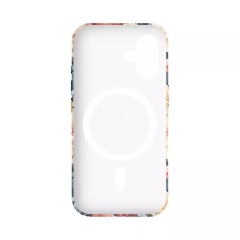 Evelatus capa fina com MagSafe para Apple iPhone 16 Custom Flower Red Print