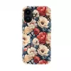 Evelatus capa fina com MagSafe para Apple iPhone 16 Custom Flower Red Print
