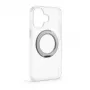 Evelatus Capa híbrida com MagSafe PC+TPU para Apple iPhone 17 com suporte metálico 360 transparente