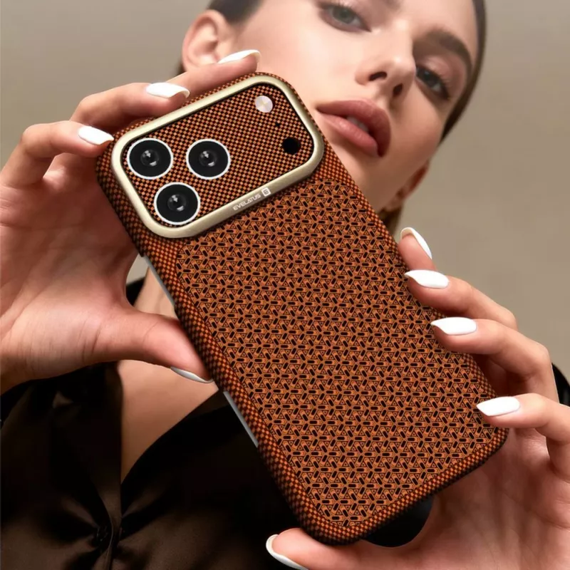 Capa MagSafe Evelatus Apple iPhone 18 Pro Carbon Premium Edition preta