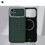 Capa MagSafe Evelatus Apple iPhone 18 Pro Carbon Premium Edition verde