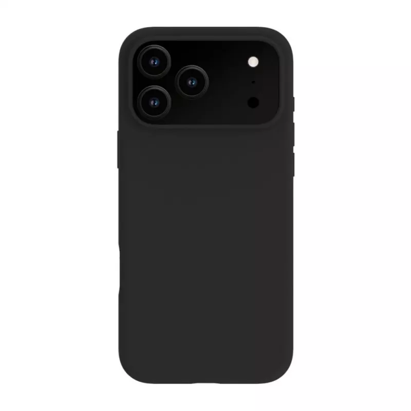Capa de silicone MagSafe Soft Touch Evelatus Apple iPhone 18 Pro Max Premium preta