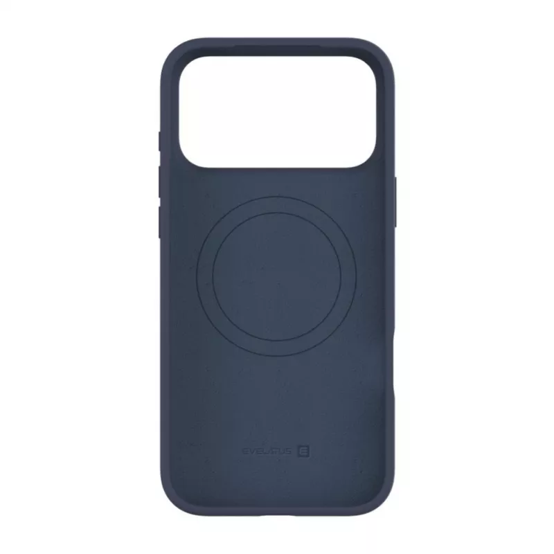 Evelatus Capa de silicone Soft Touch MagSafe Premium para Apple iPhone 18 Pro Max azul-escuro