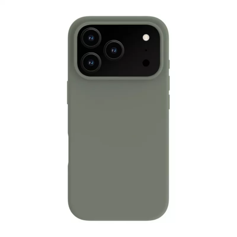 Capa de Silicone Soft Touch Premium MagSafe Evelatus para Apple iPhone 18 Pro Max Verde-azeitona-escuro