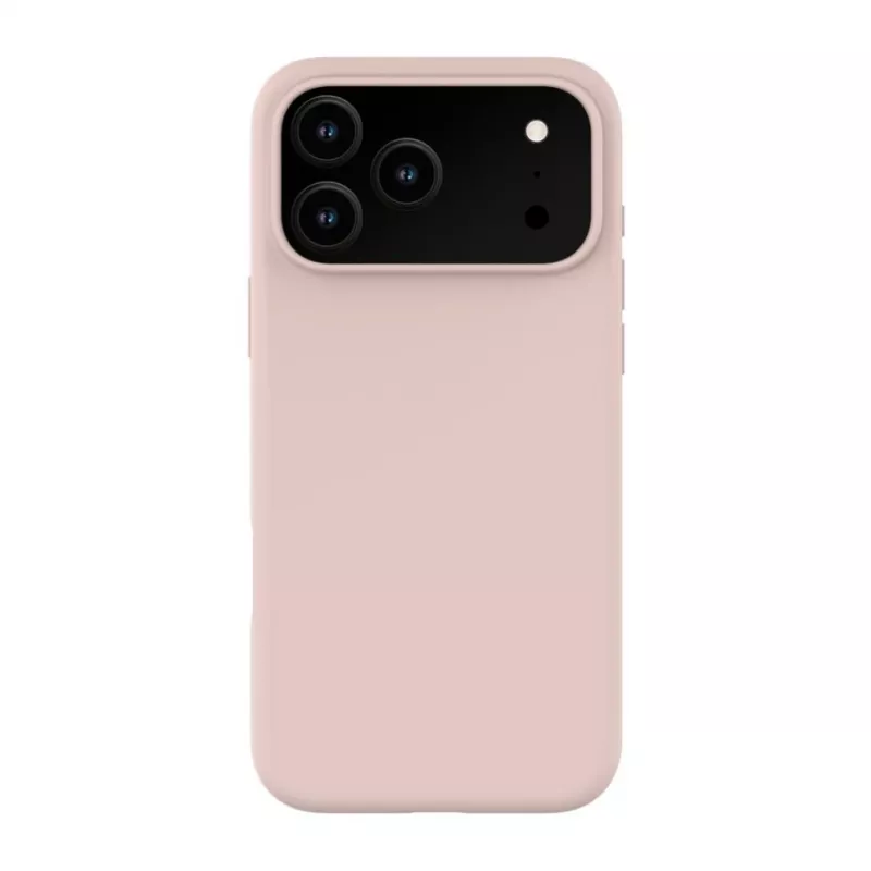 Evelatus Capa de silicone Soft Touch MagSafe Premium para Apple iPhone 18 Pro Max rosa areia