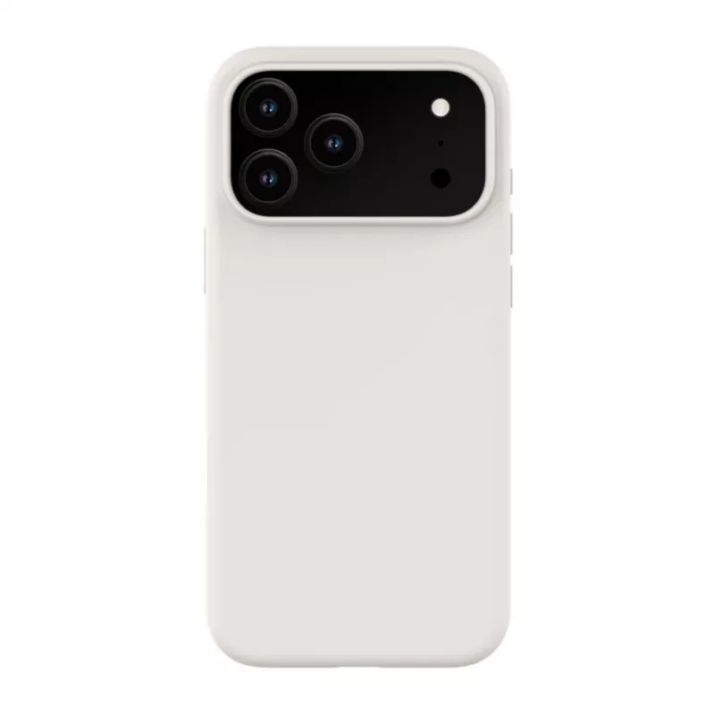 Capa de silicone MagSafe Soft Touch Evelatus Apple iPhone 18 Pro Max Premium prateada