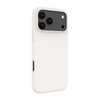 Capa de silicone MagSafe Soft Touch Evelatus Apple iPhone 18 Pro Max Premium prateada