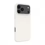 Capa de silicone MagSafe Soft Touch Evelatus Apple iPhone 18 Pro Max Premium prateada