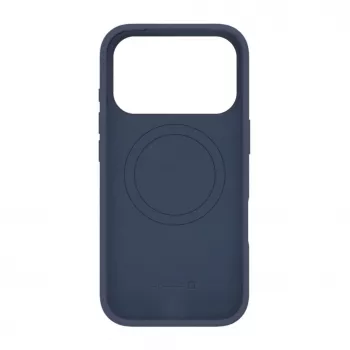 Capa de Silicone Soft Touch Premium MagSafe Evelatus para Apple iPhone 18 Pro Azul-escuro